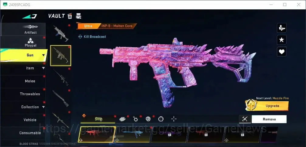 Blood Strike Accounts Collab Skin ASIA|ETERNAL Desert Eagle|Collab TokRev [FN2000]|Ultra [M4A1 15