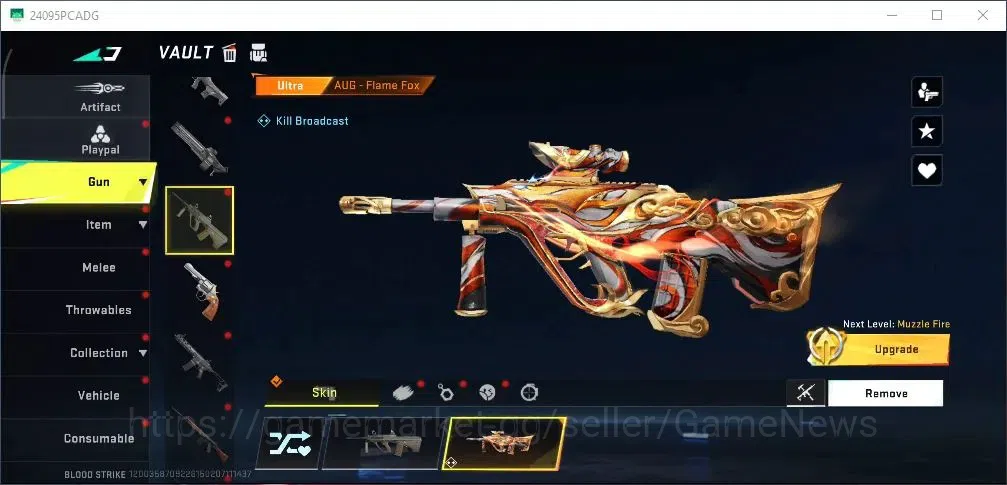 Blood Strike Accounts Collab Skin ASIA|ETERNAL Desert Eagle|Collab TokRev [FN2000]|Ultra [M4A1 17
