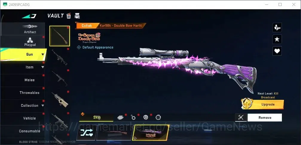 Blood Strike Accounts Collab Skin ASIA|ETERNAL Desert Eagle|Collab TokRev [FN2000]|Ultra [M4A1 18