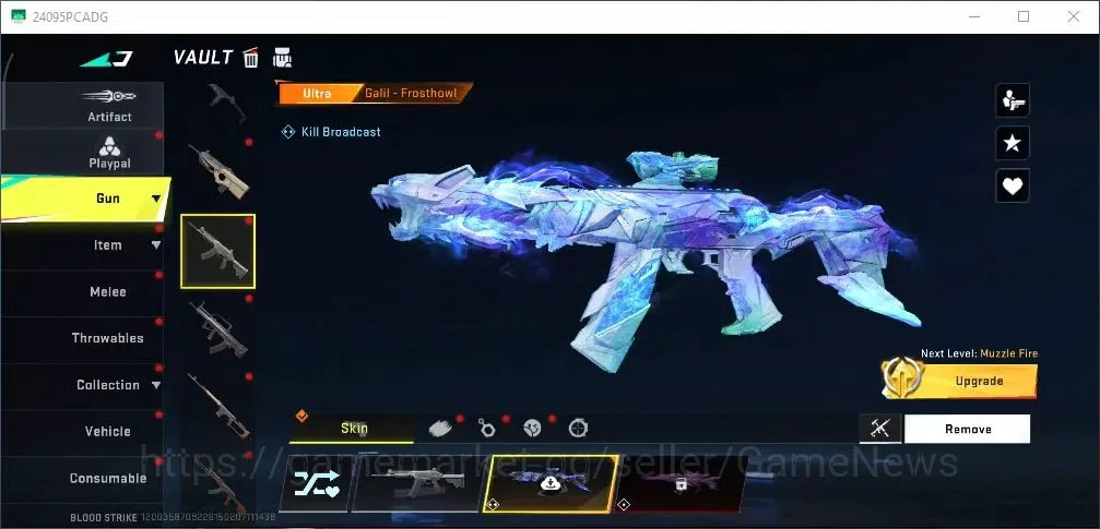 Blood Strike Accounts Collab Skin ASIA|ETERNAL Desert Eagle|Collab TokRev [FN2000]|Ultra [M4A1 20