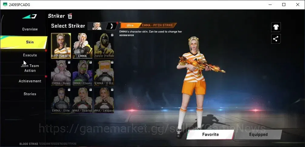 Blood Strike Accounts Collab Skin ASIA|ETERNAL Desert Eagle|Collab TokRev [FN2000]|Ultra [M4A1 5