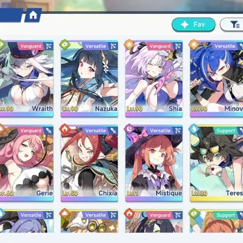Stella Sora Accounts Global Lv 40|10 SSR, 5 Limited|(Chitose T5,Wraith,Nazuka,Shia,Snow Laru,Minova T1,Freesia T1,etc)|17