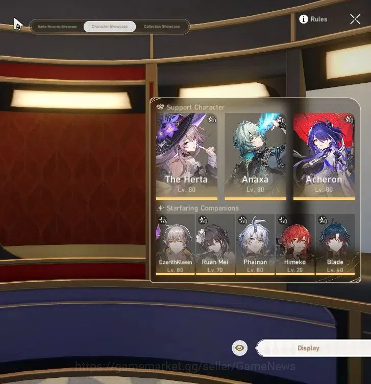 Honkai Star Rail Accounts Asia|TL65|1,7K SJ|12 Limited|[The Herta,Acheron]+S image 2