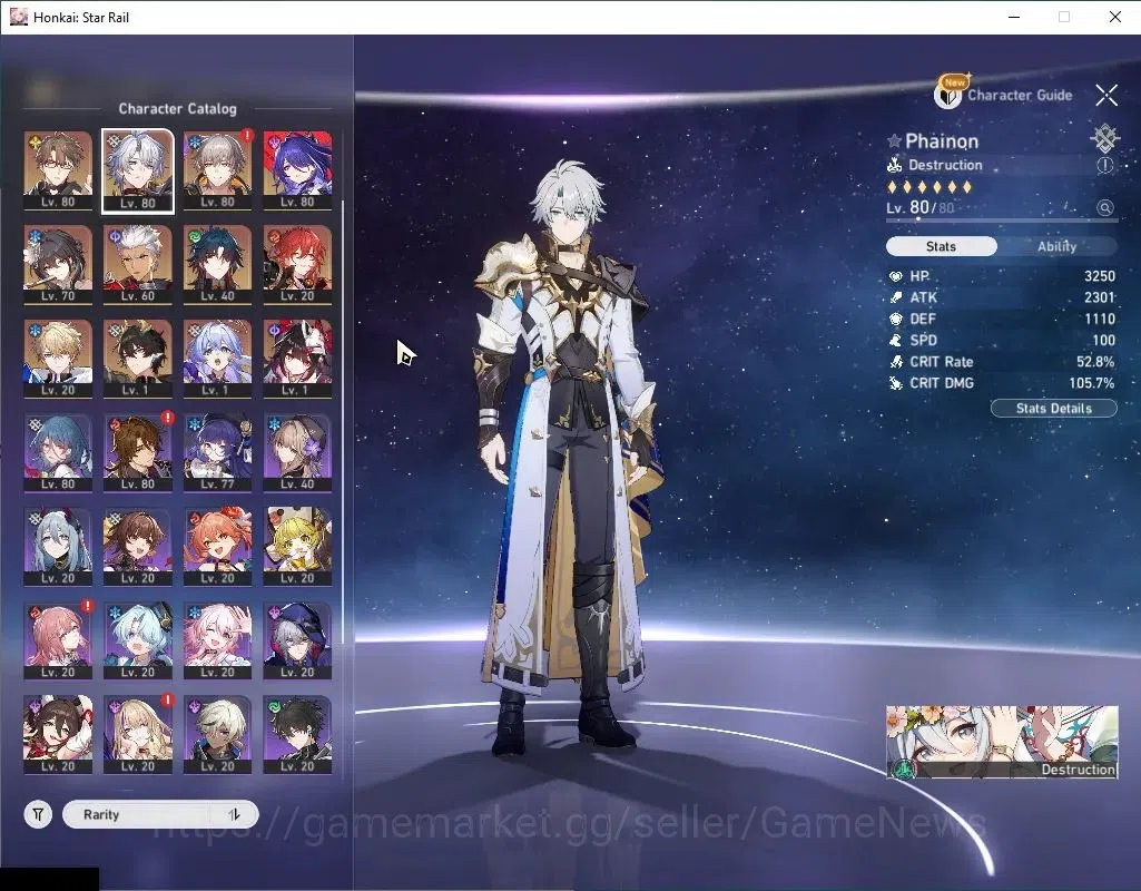 Honkai Star Rail Accounts Asia|TL65|1,7K SJ|12 Limited|[The Herta,Acheron]+S image 4