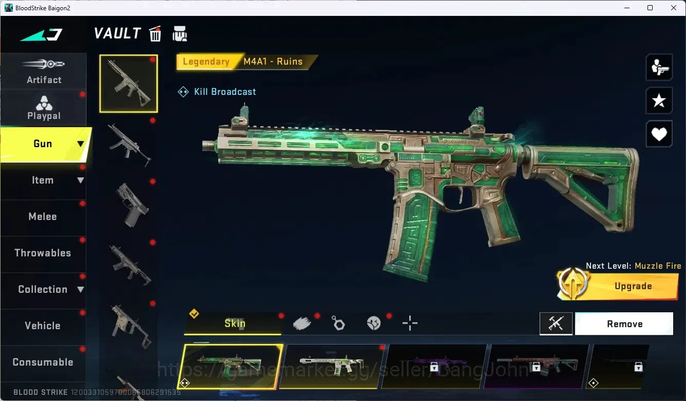 Blood Strike Accounts ASIA|1 Collab Gun: MCX-The Worst Future|1 Limited: image 2