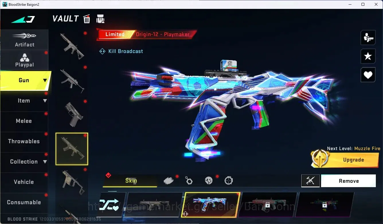 Blood Strike Accounts ASIA|1 Collab Gun: MCX-The Worst Future|1 Limited: image 3