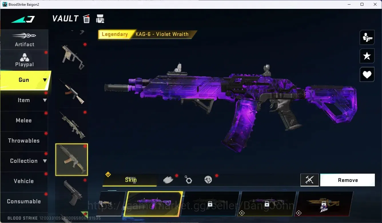 Blood Strike Accounts ASIA|1 Collab Gun: MCX-The Worst Future|1 Limited: image 4