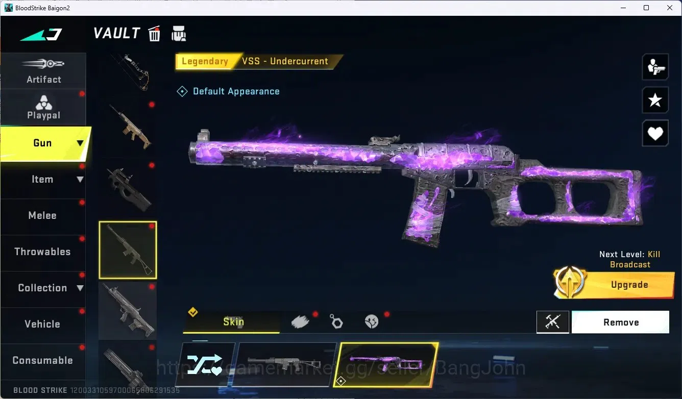 Blood Strike Accounts ASIA|1 Collab Gun: MCX-The Worst Future|1 Limited: image 7