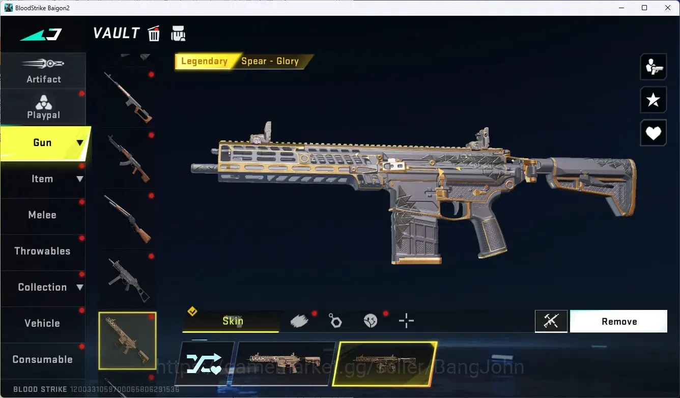 Blood Strike Accounts ASIA|1 Collab Gun: MCX-The Worst Future|1 Limited: image 9