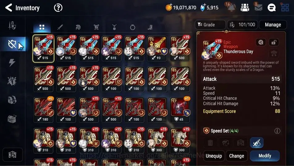 Epic Seven Accounts GLOBAL Unverif|New Era|5 ML(Salome,Har setti,A Lai image 11