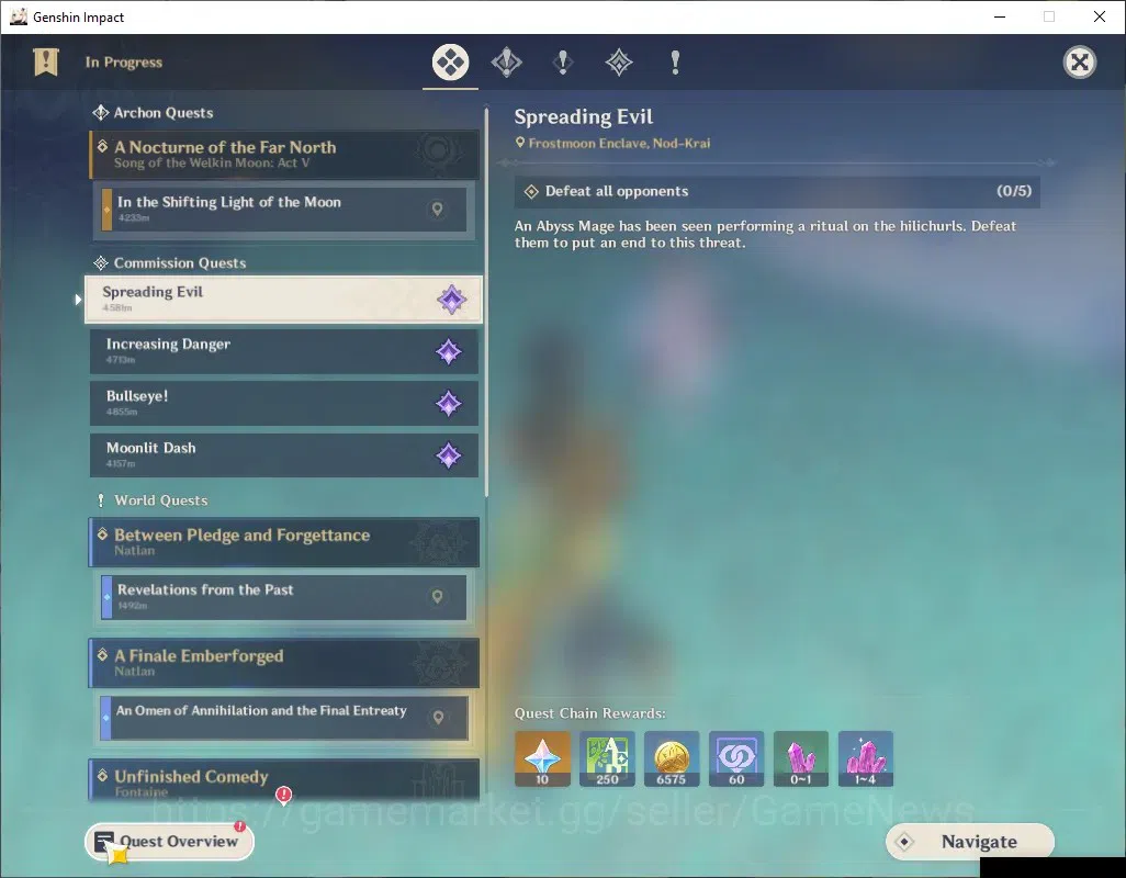 Genshin Impact Accounts ASIA|AR 56|Rate ON|2k Primo|4 Limited + 2 (*5Weapo image 14