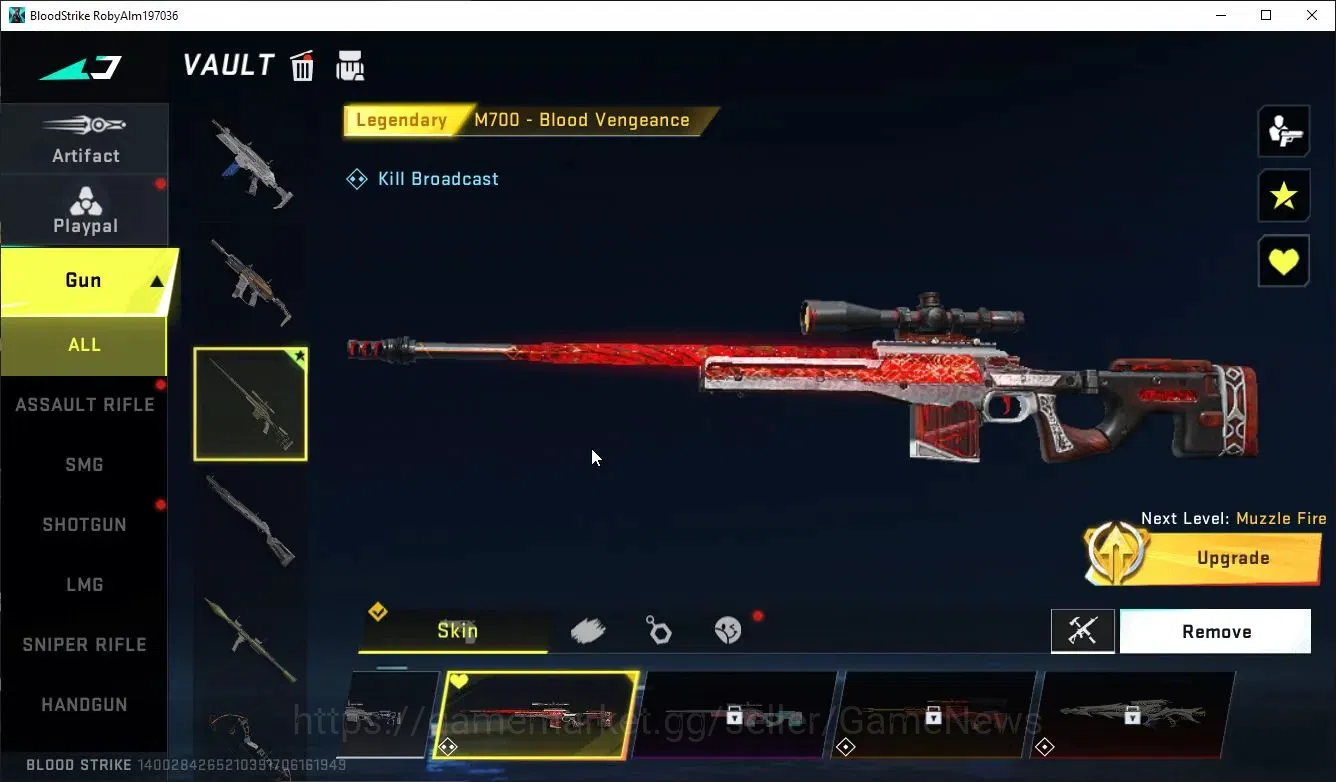 Blood Strike Accounts ASIA|1 ULTRA Striker[KRAKEN-Purple Lightning]|Lege image 5