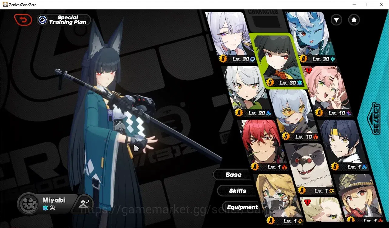 Zenless Zone Zero Accounts Starter ASIA|IK 32|S1 CH2|3 Limit Velina,Miyabi,Harumasa)+ 2 STD|MC Belle|1S 5