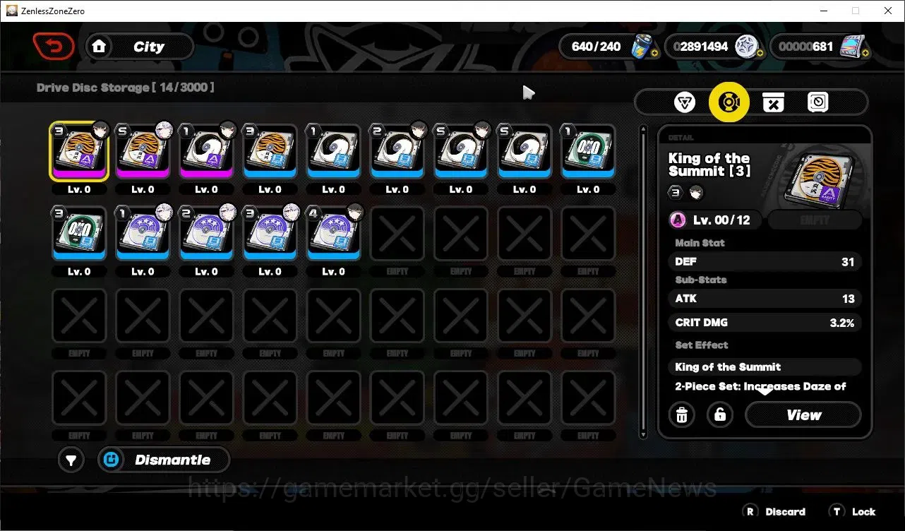 Zenless Zone Zero Accounts Starter ASIA|IK 32|S1 CH2|3 Limit Velina,Miyabi,Harumasa)+ 2 STD|MC Belle|1S 8