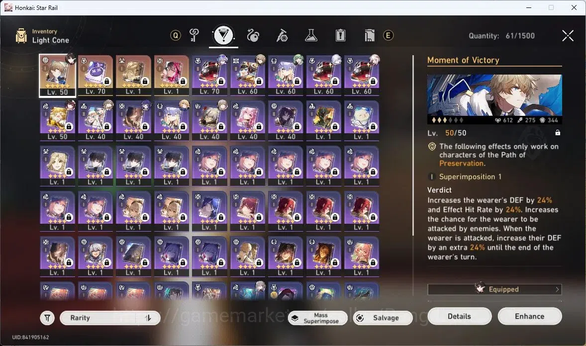 Honkai Star Rail Accounts ASIA | TL61 |Silver Wolf LV80, Sparkle LV80, Yao G image 11