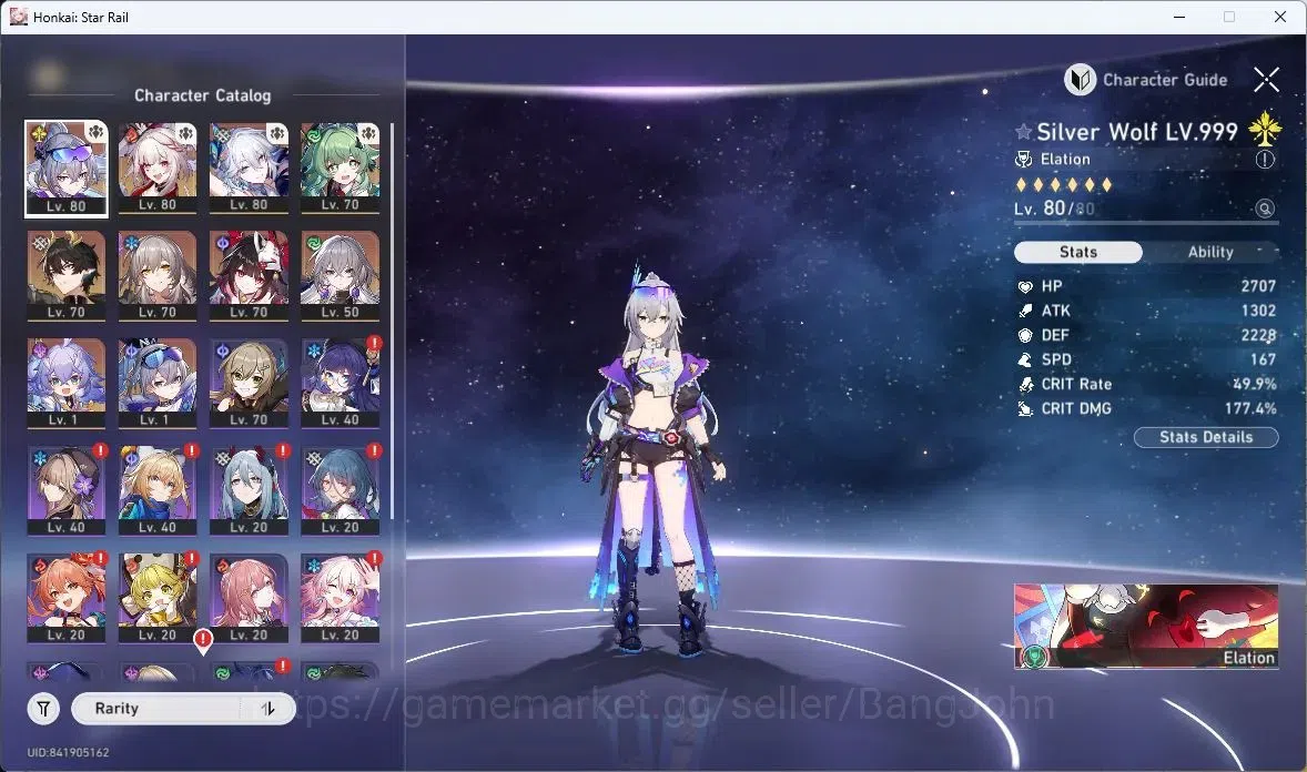 Honkai Star Rail Accounts ASIA | TL61 |Silver Wolf LV80, Sparkle LV80, Yao G image 2