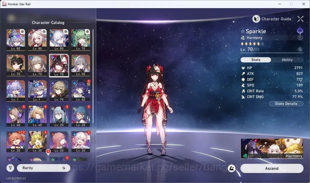 Honkai Star Rail Accounts ASIA | TL61 |Silver Wolf LV80, Sparkle LV80, Yao G image 7