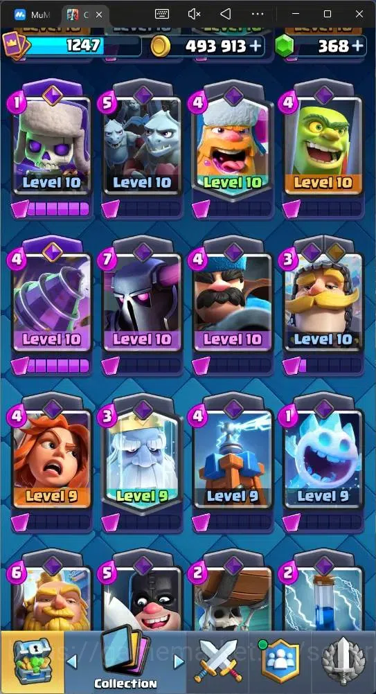 Clash Royale Accounts Mobile | CL 1247 |KTL 13 | Trophy 7530 | Card 120| image 11