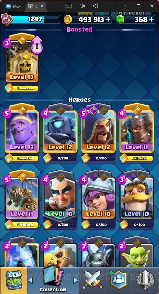 Clash Royale Accounts Mobile | CL 1247 |KTL 13 | Trophy 7530 | Card 120| image 12
