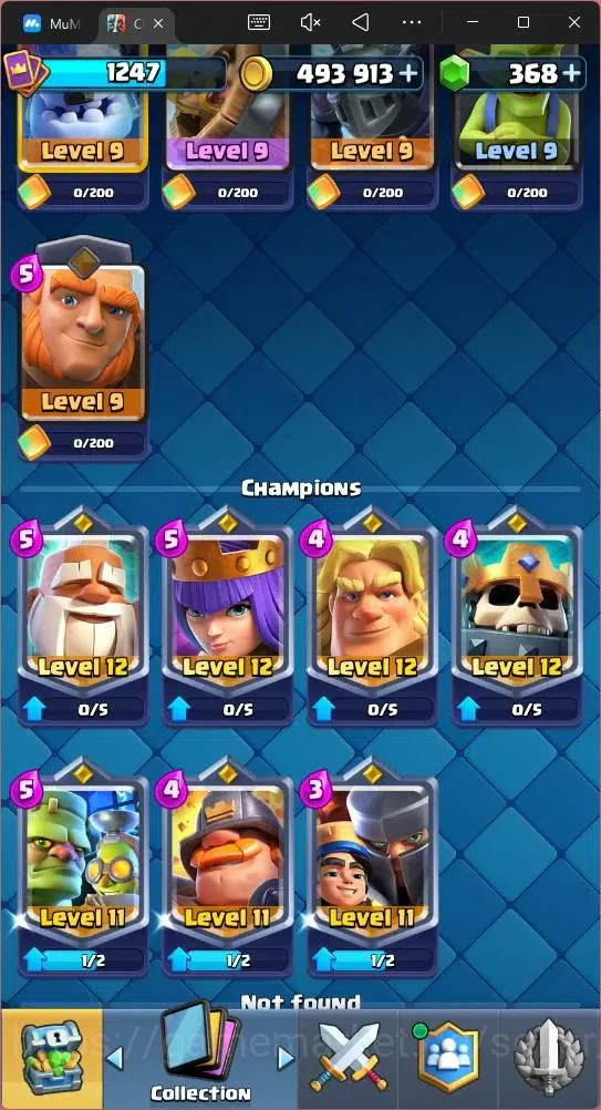 Clash Royale Accounts Mobile | CL 1247 |KTL 13 | Trophy 7530 | Card 120| image 13