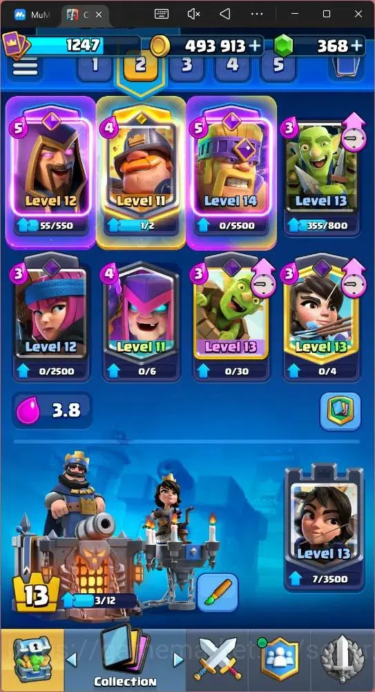 Clash Royale Accounts Mobile | CL 1247 |KTL 13 | Trophy 7530 | Card 120| image 7