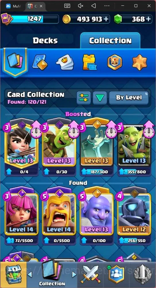 Clash Royale Accounts Mobile | CL 1247 |KTL 13 | Trophy 7530 | Card 120| image 8