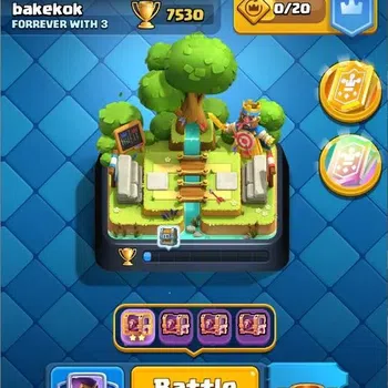 Clash Royale Others Mobile | CL 1247 |KTL 13 | Trophy 7530 | Card 120| image 1