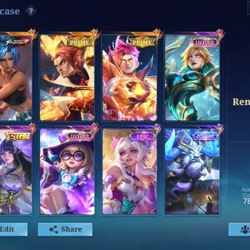 Mobile Legends: Bang Bang Accounts Collector Global|241S|Renowned|PRIME:Claude,Yu