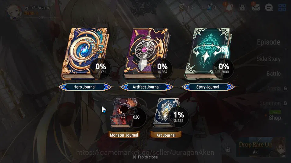 Epic Seven Accounts Global Unverif | Fresh Starter | Low Progress | 1  image 3