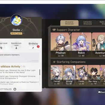 Honkai Star Rail Others ASIA TL70|S1:The Herta/Acheron|S2:Robin/Cipher|Pha image 1