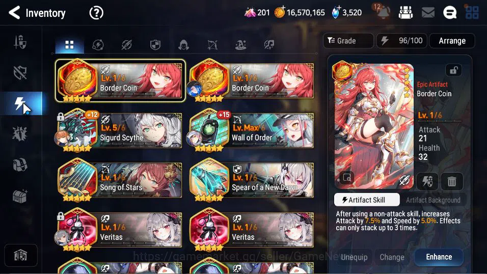 Epic Seven Accounts GLOBAL Unverif|New Era|3 ML(LW Peira,SE Celine, LC image 5