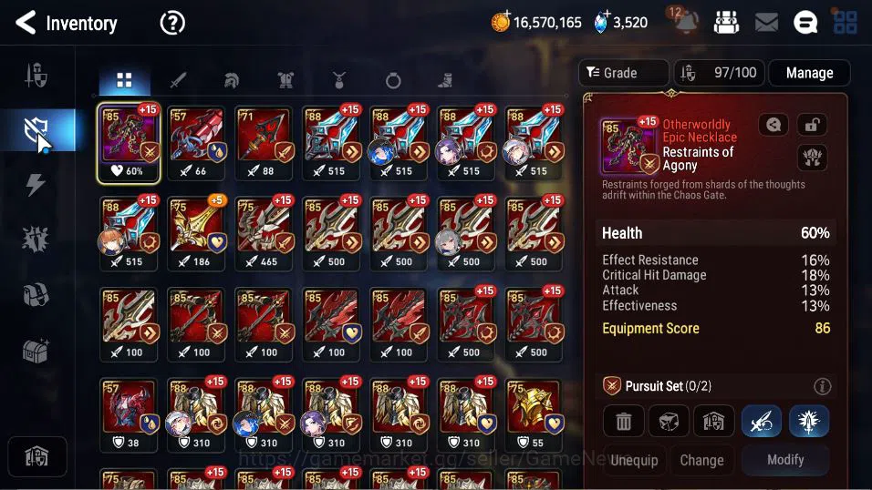 Epic Seven Accounts GLOBAL Unverif|New Era|3 ML(LW Peira,SE Celine, LC image 6