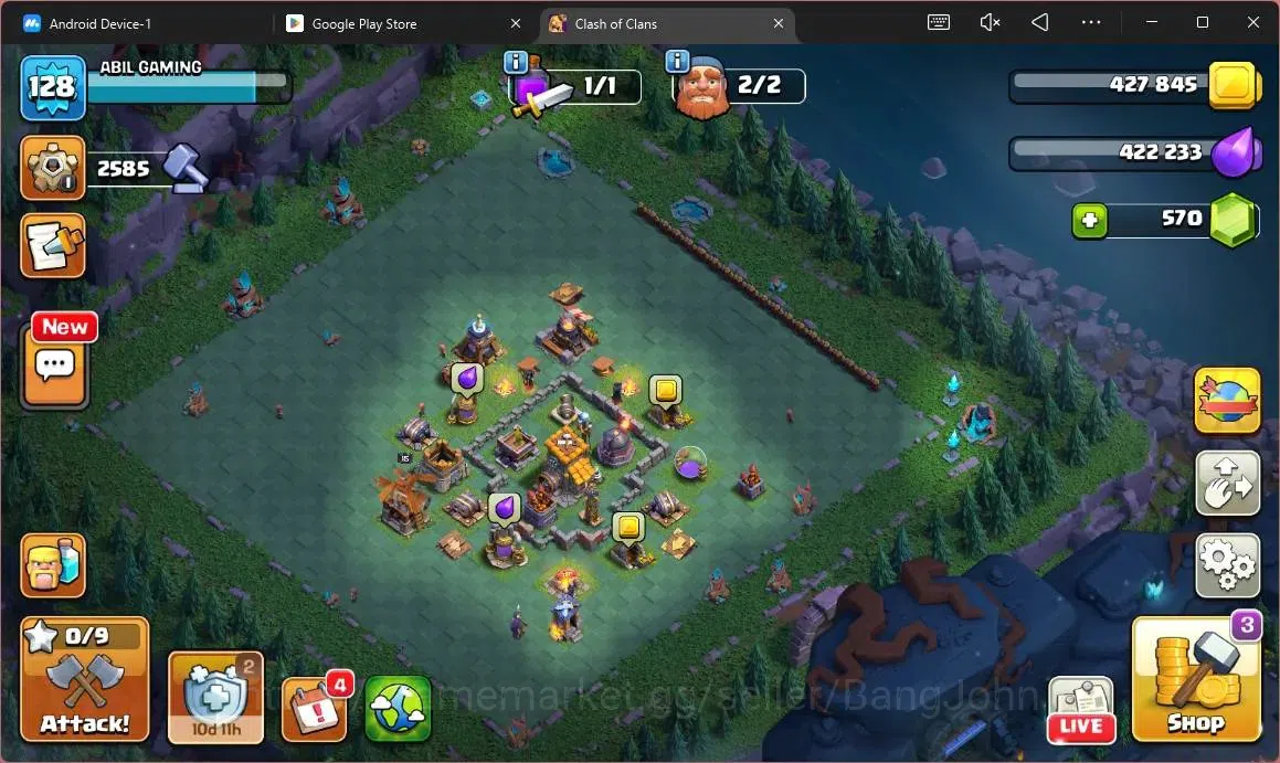Clash of Clans Accounts Global | TH 13 – BH 9 | LVL 128 | AQ 65,MP 45,GW 4 image 19