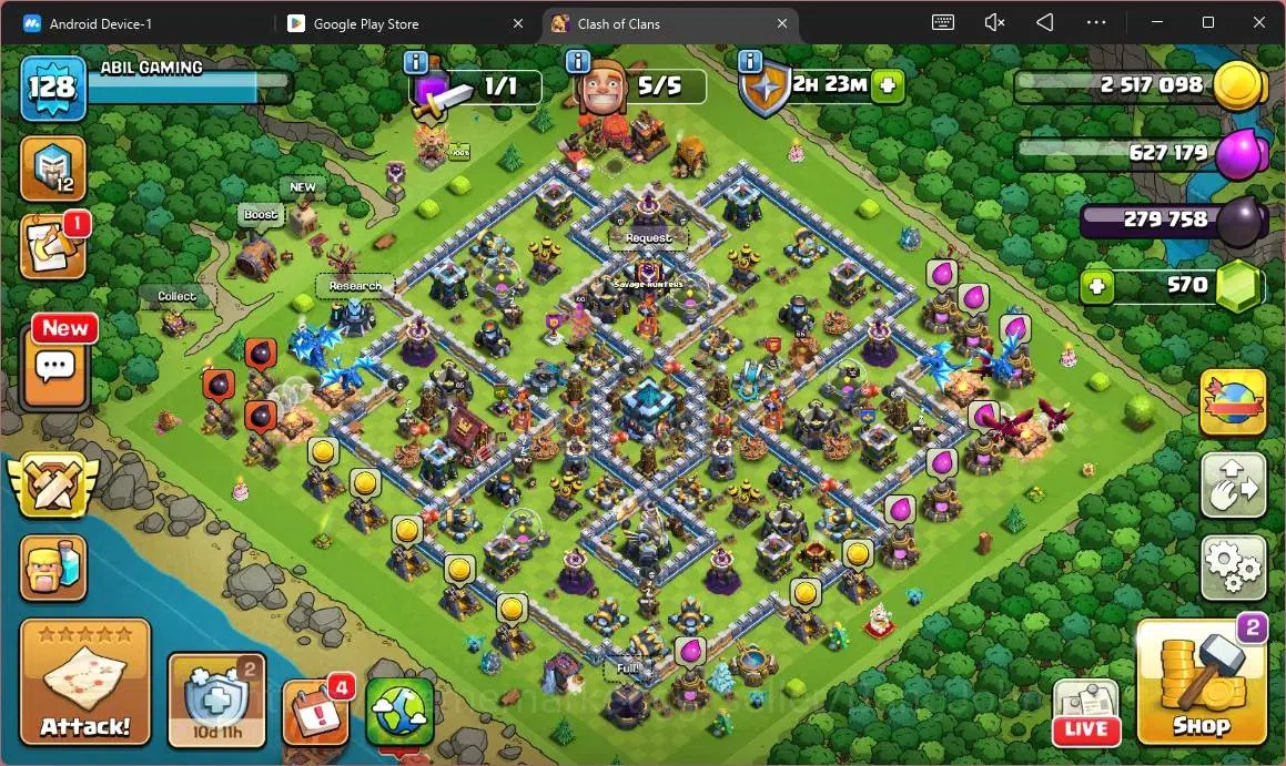 Clash of Clans Accounts Global | TH 13 – BH 9 | LVL 128 | AQ 65,MP 45,GW 4 image 4