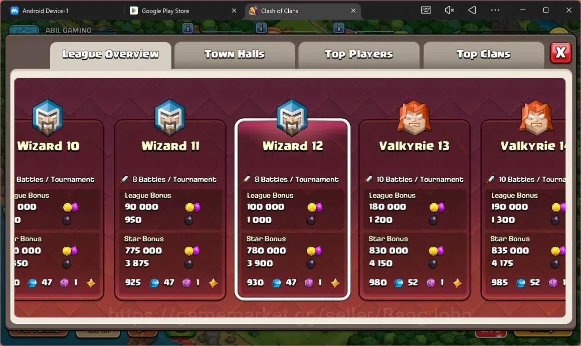 Clash of Clans Accounts Global | TH 13 – BH 9 | LVL 128 | AQ 65,MP 45,GW 4 image 7