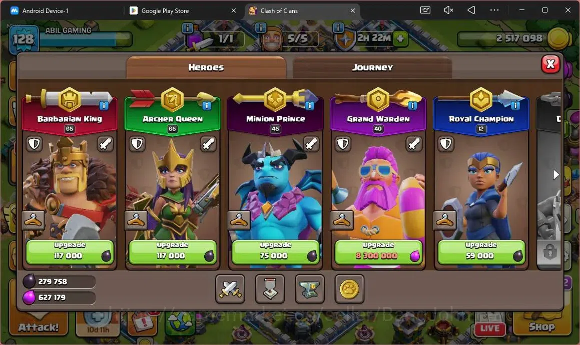 Clash of Clans Accounts Global | TH 13 – BH 9 | LVL 128 | AQ 65,MP 45,GW 4 image 8