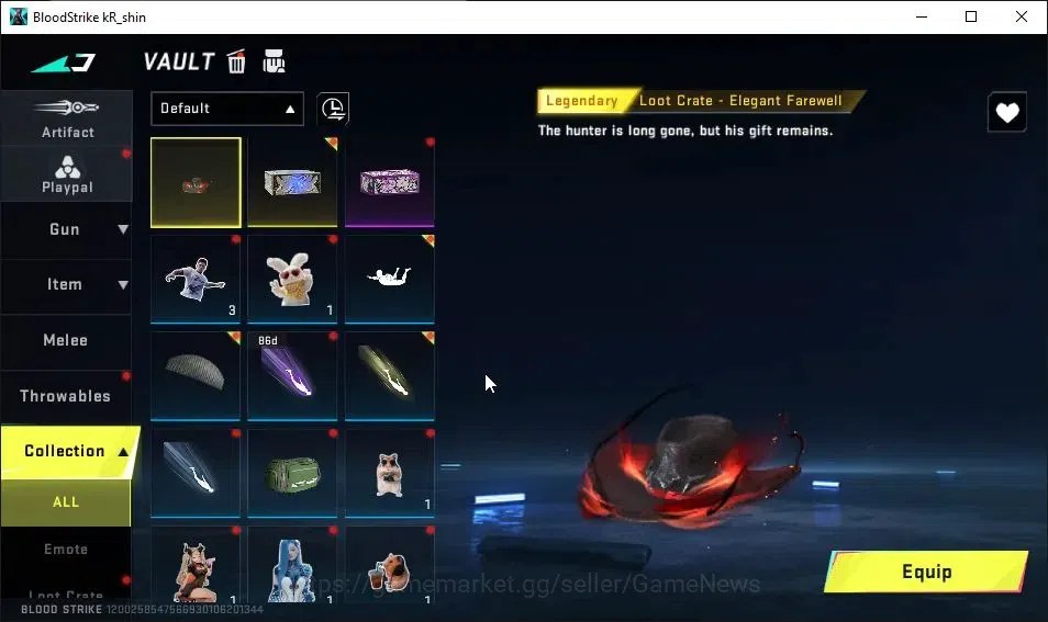 Blood Strike Accounts ASIA|Melee ULTRA Lightblade-Dark Force|Legendary S image 7