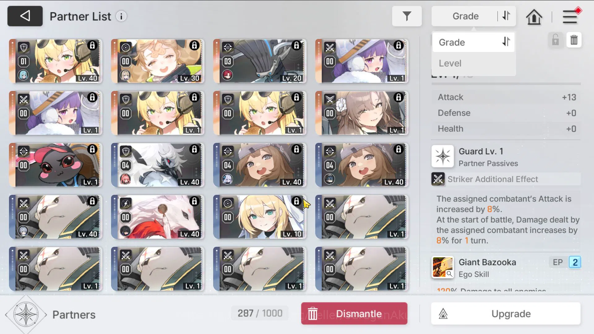 Chaos Zero Nightmare Accounts GLOBAL Lv 38|4 SSR[Narja M1,Haru,Luke M1,Mei Lin]| image 3