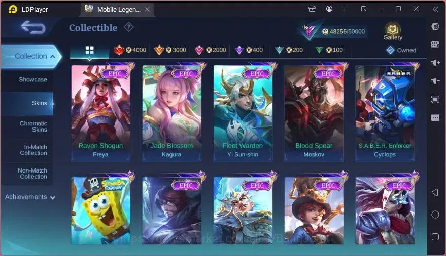 Mobile Legends: Bang Bang Accounts GLOBAL Hero 110 Skin 201 |CC Pharsa |KOF Karina|LI image 10