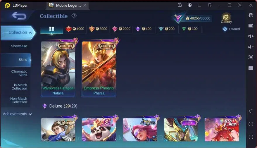 Mobile Legends: Bang Bang Accounts GLOBAL Hero 110 Skin 201 |CC Pharsa |KOF Karina|LI image 12