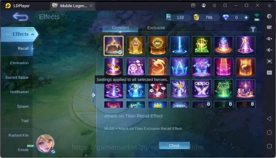 Mobile Legends: Bang Bang Accounts GLOBAL Hero 110 Skin 201 |CC Pharsa |KOF Karina|LI image 16