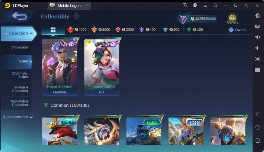 Mobile Legends: Bang Bang Accounts GLOBAL Hero 110 Skin 201 |CC Pharsa |KOF Karina|LI image 2