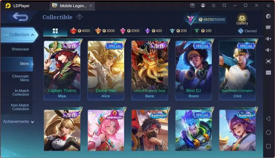 Mobile Legends: Bang Bang Accounts GLOBAL Hero 110 Skin 201 |CC Pharsa |KOF Karina|LI image 7