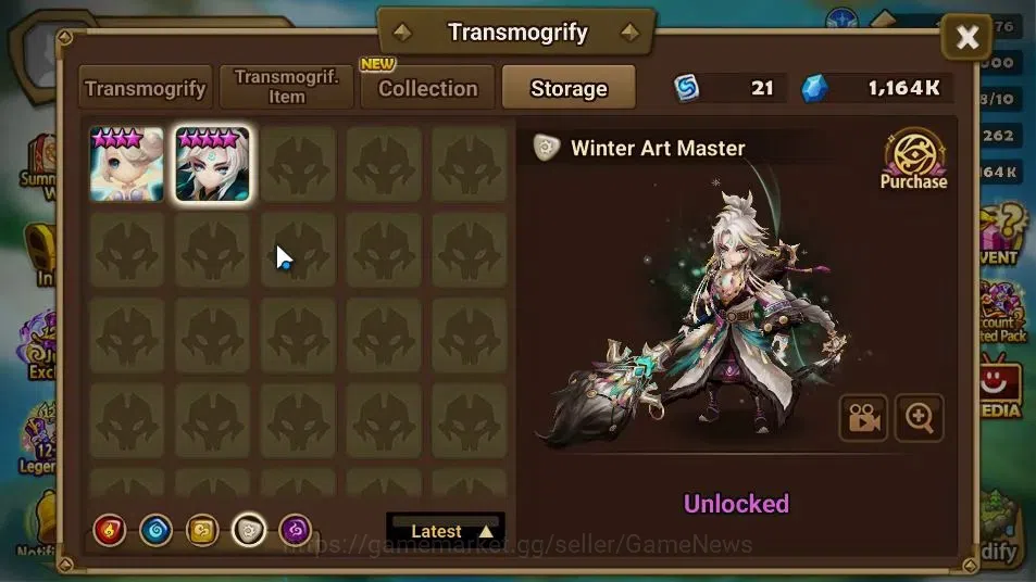 Summoners War: Sky Arena Accounts GLOBAL Lv98|2 LD[Hanwul,Ella]|23 Total NB5[Amber,V image 13