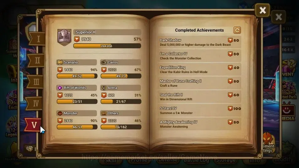 Summoners War: Sky Arena Accounts GLOBAL Lv98|2 LD[Hanwul,Ella]|23 Total NB5[Amber,V image 7