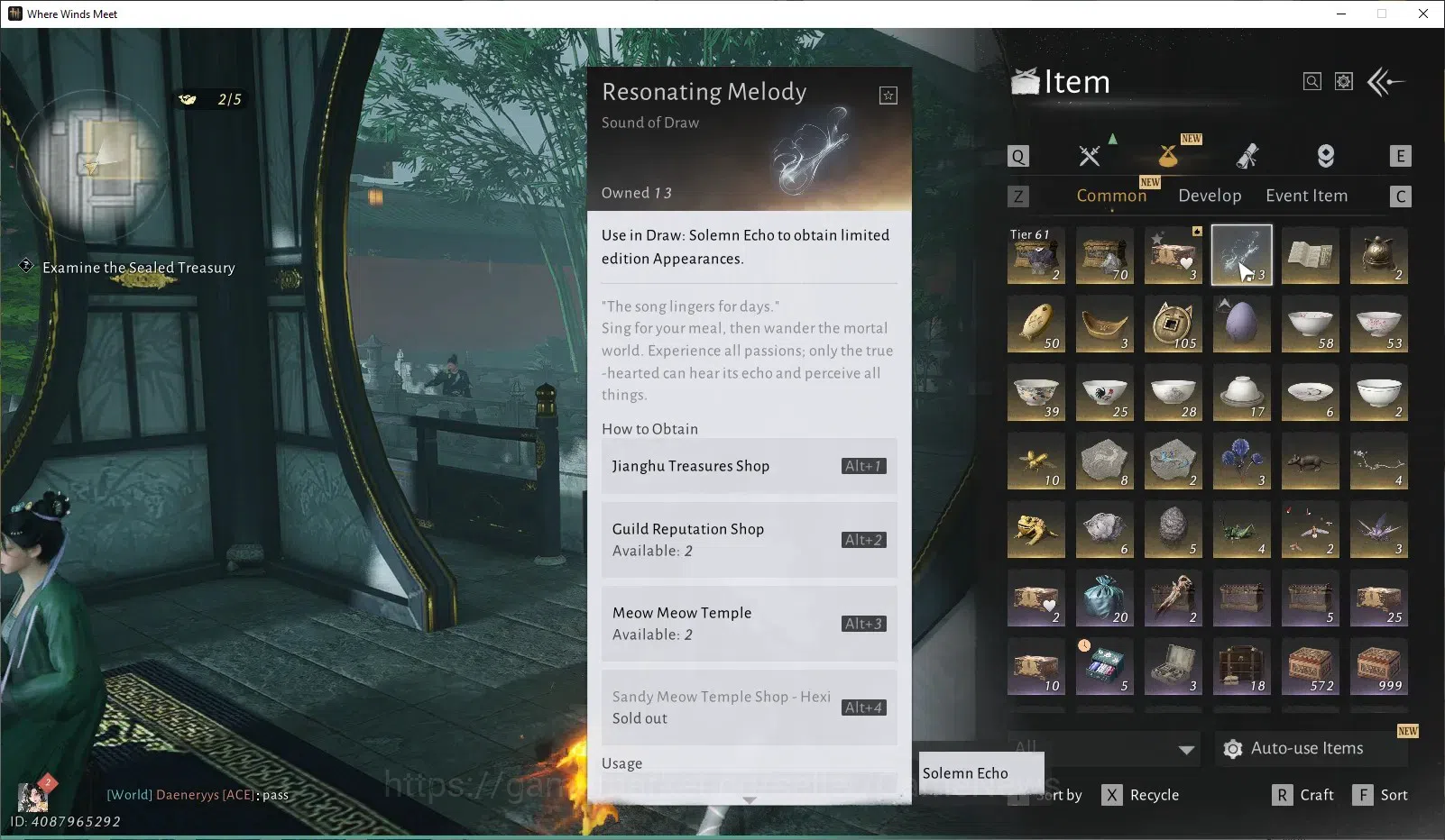 Where Winds Meet Accounts GLOBAL|Lv95|13 RM|GS 30K|5K Jade|Year of Splendor| image 12