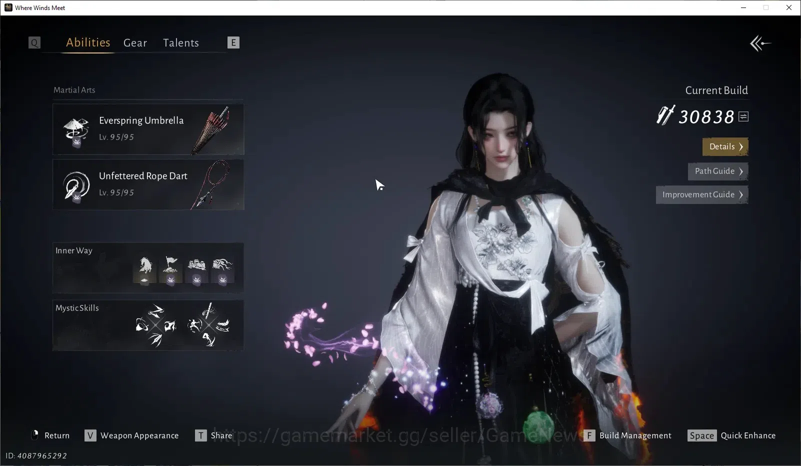Where Winds Meet Accounts GLOBAL|Lv95|13 RM|GS 30K|5K Jade|Year of Splendor| image 5