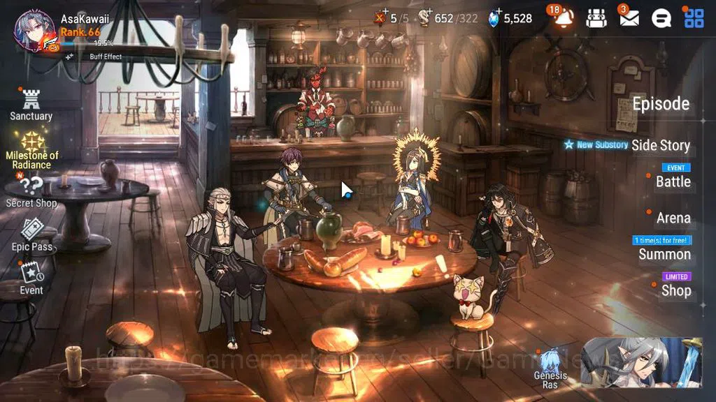 Epic Seven Accounts ASIA Unverif|17 ML(BArunka,Ruele oL,Belian,Etc)+Ab image 1