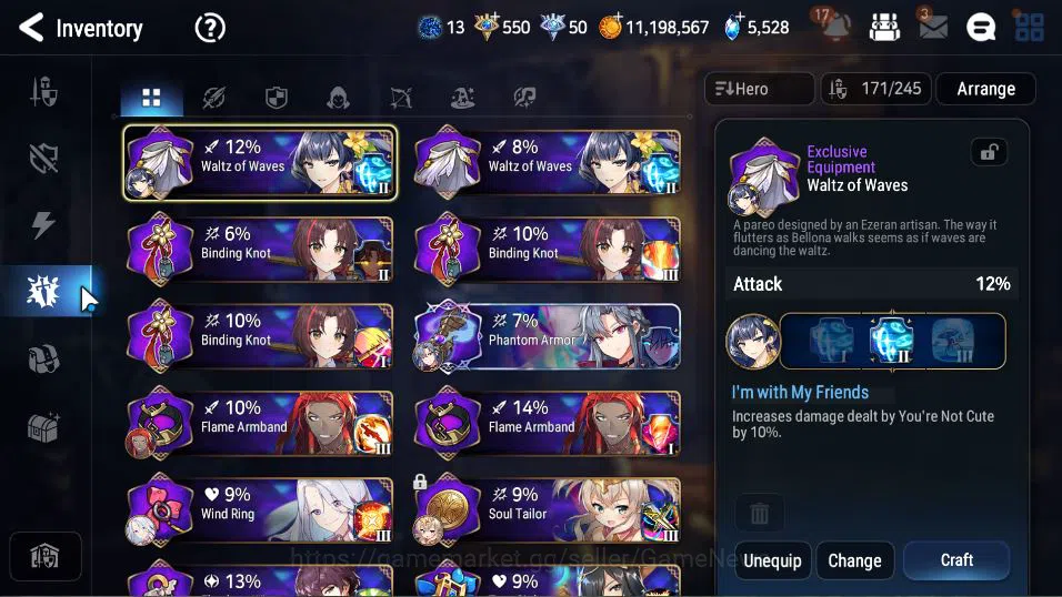 Epic Seven Accounts ASIA Unverif|17 ML(BArunka,Ruele oL,Belian,Etc)+Ab image 13