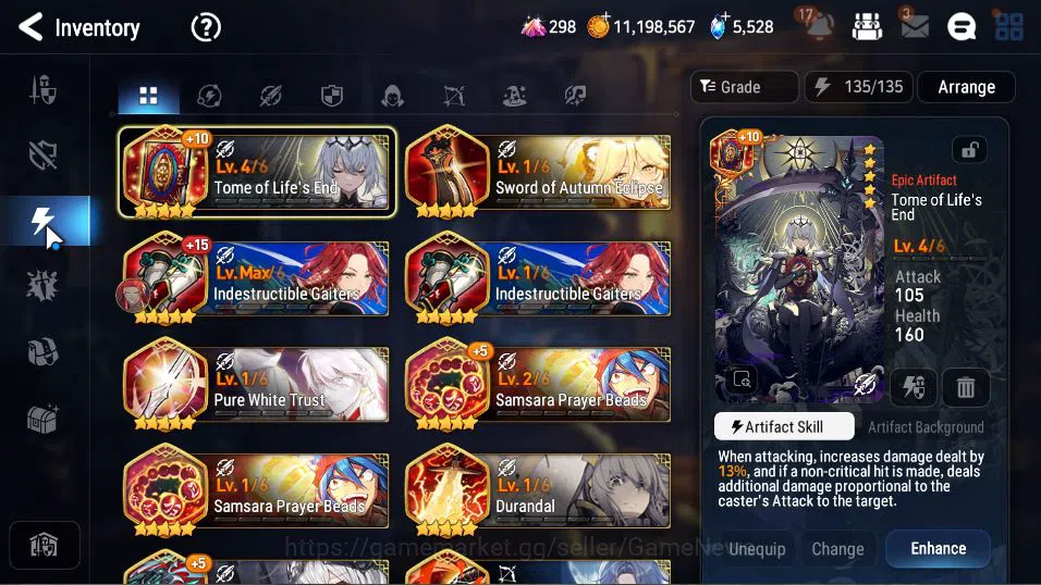 Epic Seven Accounts ASIA Unverif|17 ML(BArunka,Ruele oL,Belian,Etc)+Ab image 14